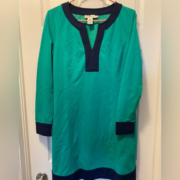 Vineyard Vines Green Ponte Tunic Dress - Picture 1 of 2